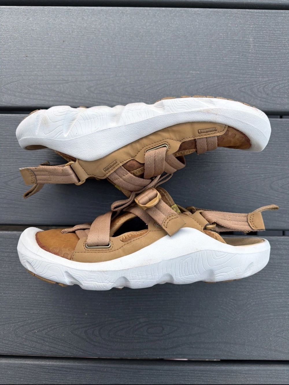 Oboz Whakata Trail Women Shoe Size 11 Rye Off Road Hiking Sandal Utility Slip On - Picture 3 of 8